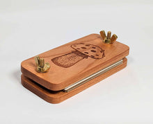 Load image into Gallery viewer, Pocket Sized Flower Press With Mushroom Design | 2"x4"