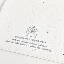 Load image into Gallery viewer, Plantable Greeting Card - Floral 3