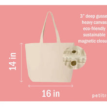 Load image into Gallery viewer, Minimalist Canvas Tote Bag Garden Girl Tote Bag