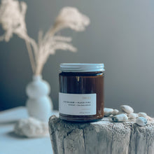 Load image into Gallery viewer, TREES 8 oz. Amber Glass Candles - Fir, Pine & Evergreen