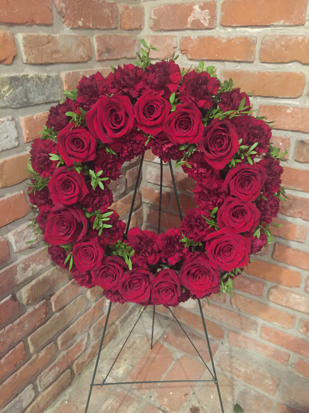 Red Rose Wreath