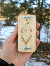 Load image into Gallery viewer, Pocket Size Flower Press With Snowdrop Flower Design | 2"x4"
