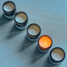 Load image into Gallery viewer, TREES 8 oz. Amber Glass Candles - Fir, Pine &amp; Evergreen
