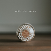 Load image into Gallery viewer, Orange Floral Safety Matches Apothecary Jar - Decor
