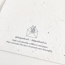 Load image into Gallery viewer, Plantable Greeting Card - Deepest Sympathies
