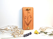Load image into Gallery viewer, Pocket Size Flower Press With Snowdrop Flower Design | 2"x4"
