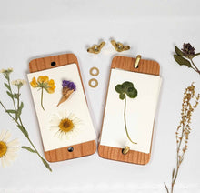 Load image into Gallery viewer, Pocket Sized Flower Press With Mushroom Design | 2"x4"

